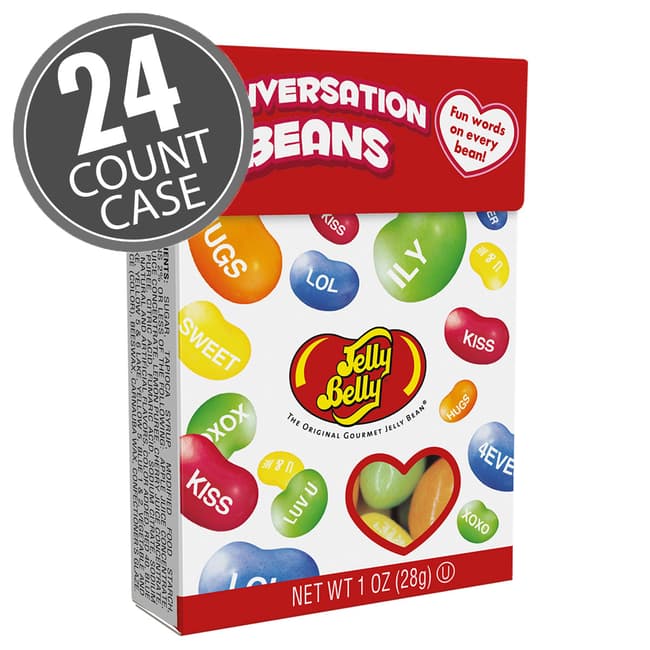 Jelly Belly Conversation Beans 1 oz Flip Top Boxes - 24-Count Case