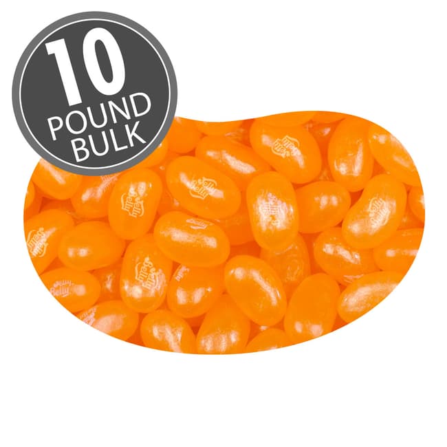 Jewel Orange Jelly Beans 10 lb Bulk Case