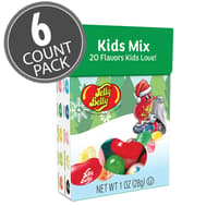 Christmas Kids Mix Jelly Bean 1 oz Flip Top Box - 6-Count Case