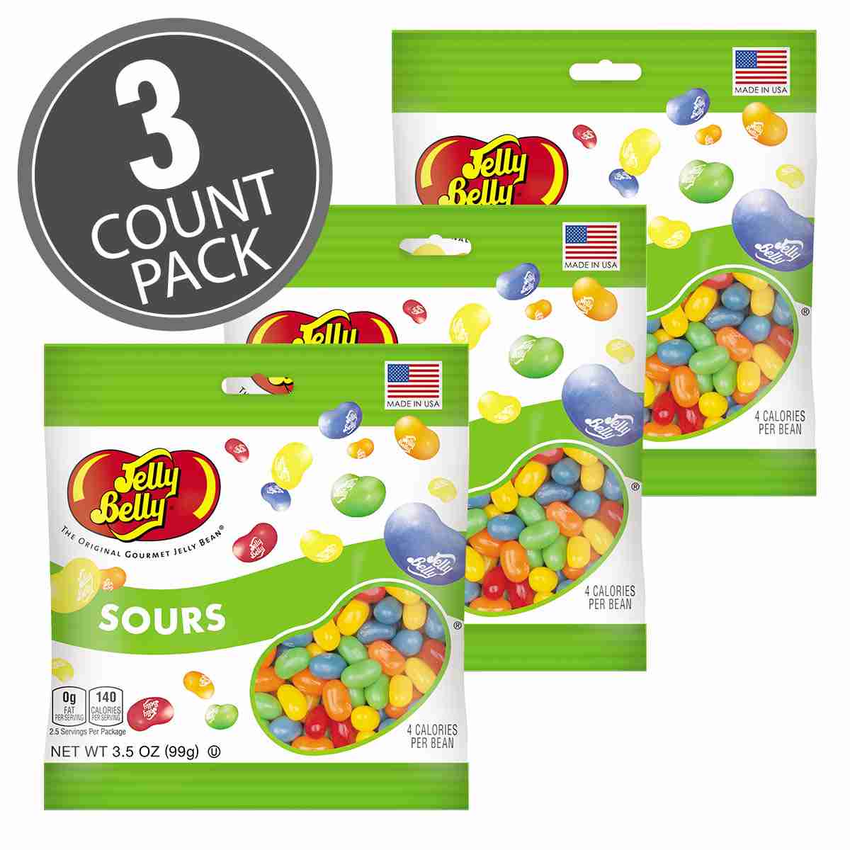 Sour Candy Sour Jelly Beans, Cherry Sours, Fruit Sours