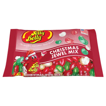 Personalized Christmas Falala Candy Bags with Jelly Belly Jelly Beans 