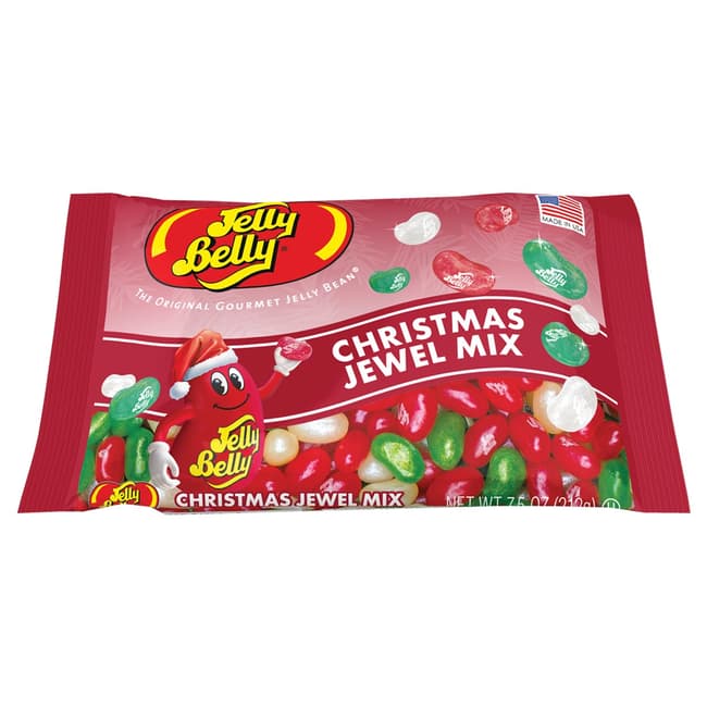 Jelly Belly Jewel Christmas Mix - 7.5 oz Laydown Bag