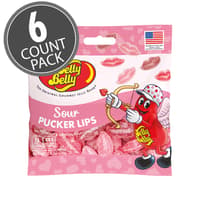 Sour Pucker Lips 2.8 oz Grab & Go® Bag - 6-Count Pack