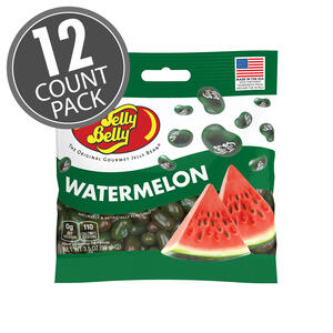 Watermelon Jelly Beans 3.5 oz Grab & Go® Bag - 12-Count Case