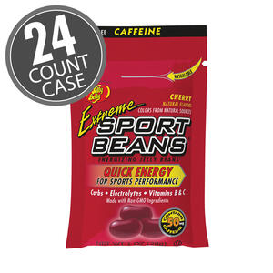 Extreme Sport Beans® Jelly Beans with CAFFEINE - Cherry 24-Pack