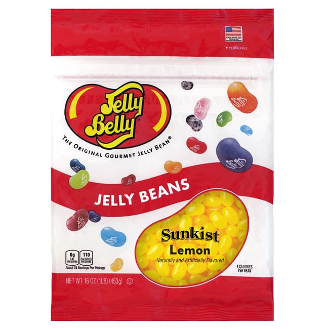 Jelly Belly Sunkist Lemon Jelly Beans Bulk Bags - All City Candy