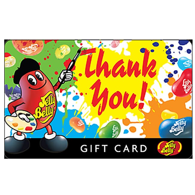 Jelly Belly Gift Card Thank You