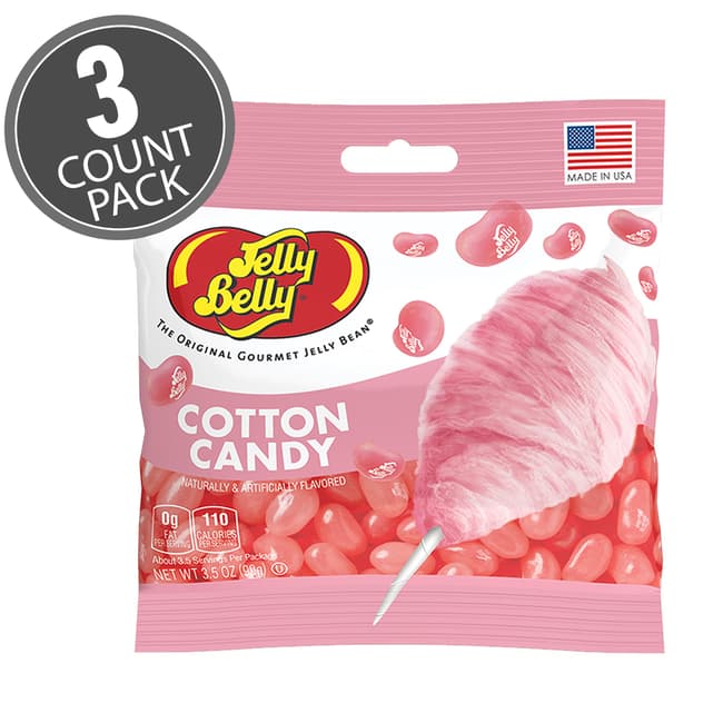 Cotton Candy Jelly Beans 3.5 oz Grab & Go® Bag - 3 Pack