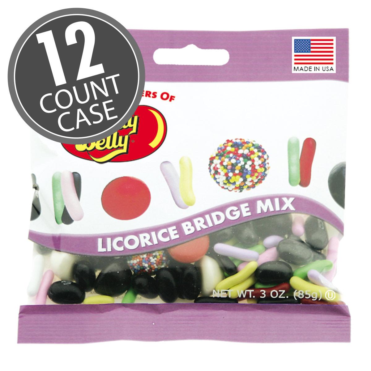 Licorice Bridge Mix 3 oz Bag 12 Count Case