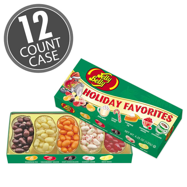 Holiday Favorites Jelly Bean 4.25 oz Gift Box - 12 Count Case