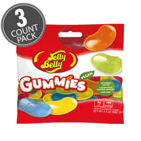 Jelly Belly Assorted Gummies 3.5 oz Bag - 3 Count Pack