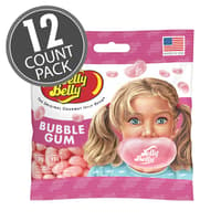 Bubble Gum Jelly Beans 3.5 oz Grab & Go® Bag - 12 Count Case