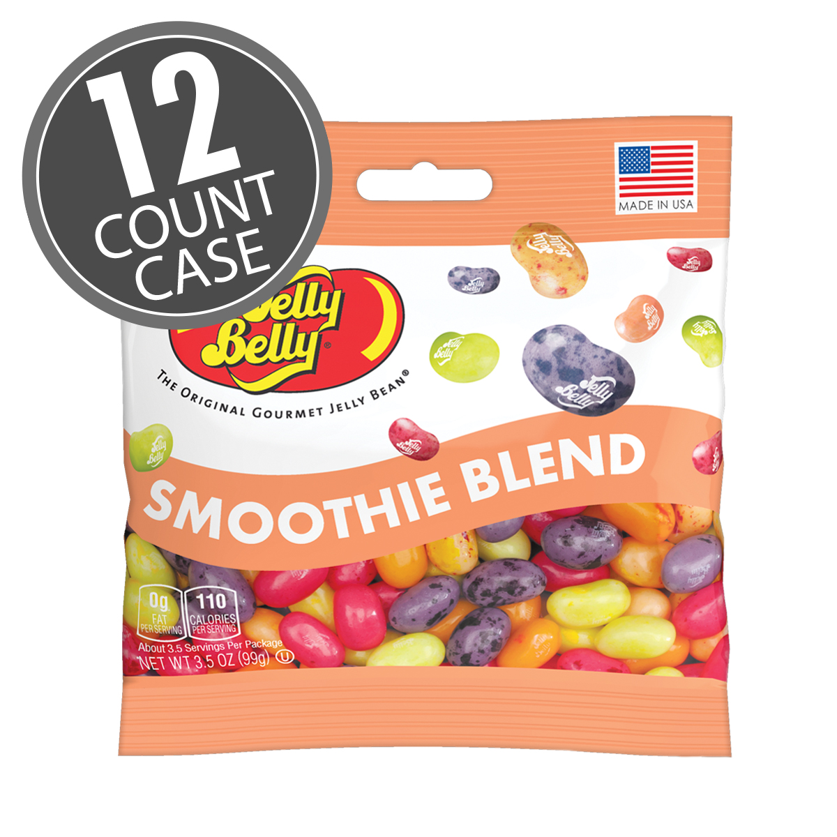 Smoothie Blend Jelly Beans 3.5 oz Grab & Go� Bag - 12 Count Case