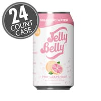 Jelly Belly Pink Grapefruit Sparkling Water - 24 Count Case