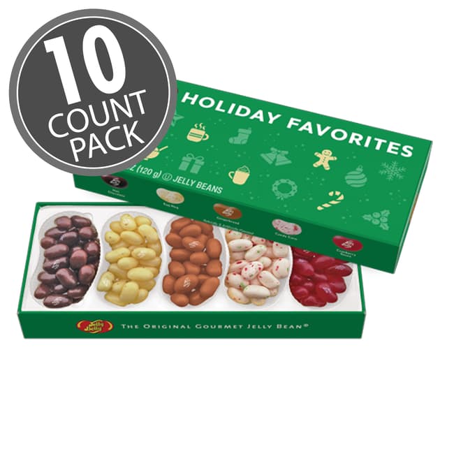 Holiday Favorites Jelly Bean 4.25 oz Gift Box - 10-Count Case