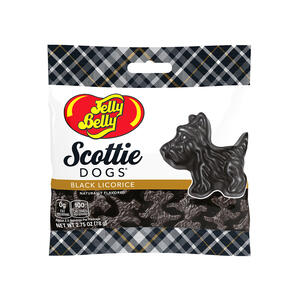 Scottie Dogs Black Licorice 2.75 oz Grab & Go® Bag