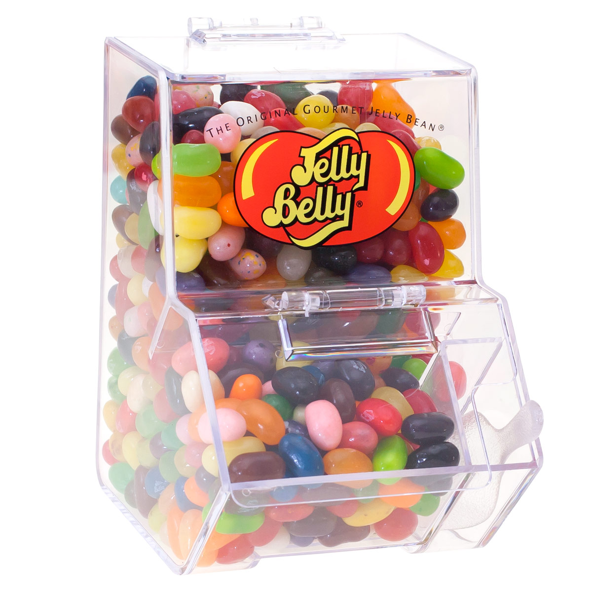 Sliding Cover Scoop Bin With Rack, Candy Container