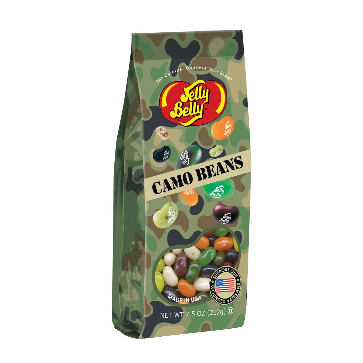 Camo Jelly Beans 7.5 oz Gift Bag