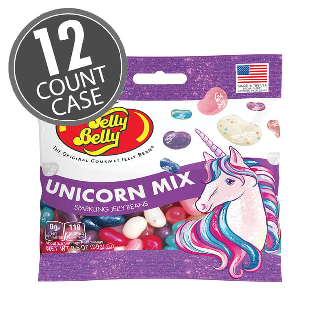 Unicorn Mix Jelly Beans 3.5 oz Grab & Go® Bag - 12 Count Case