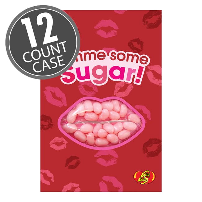 Jelly Belly Valentine's Day Gimme Sugar Greeting Card 1 oz 12Count Case