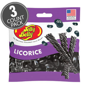 Licorice Jelly Beans 3.5 oz Grab & Go® Bag - 3 Pack