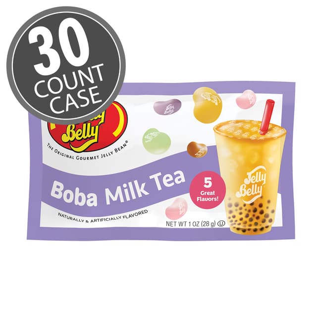Boba Milk Tea Jelly Beans 1 oz. Bag - 30-Count Case
