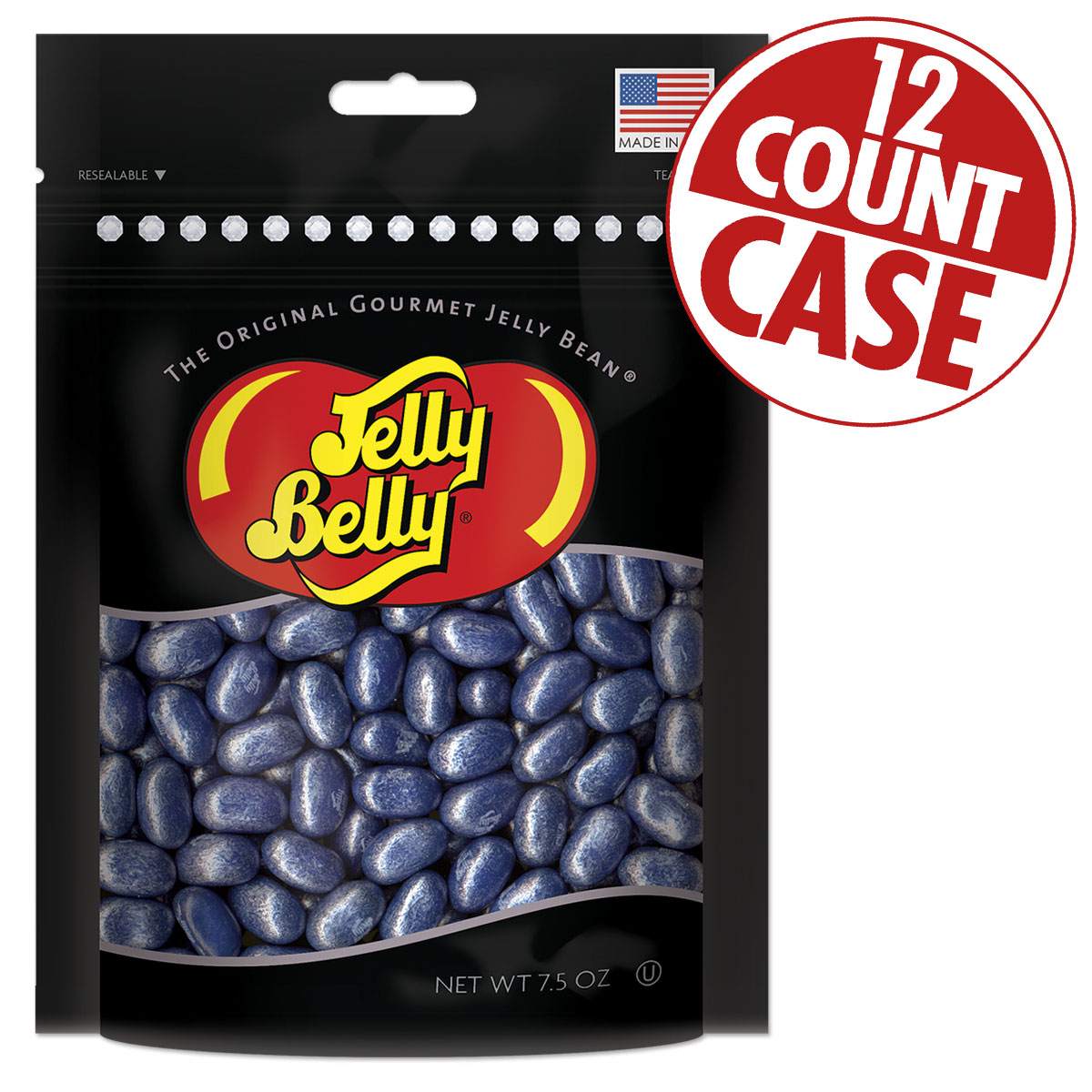 Jewel Blueberry Jelly Beans Party Bag – 7.5 Oz Bag – 12 Count Case ...