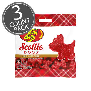 Scottie Dogs Red Licorice 2.75 oz Grab & Go® Bag - 3 Count Pack
