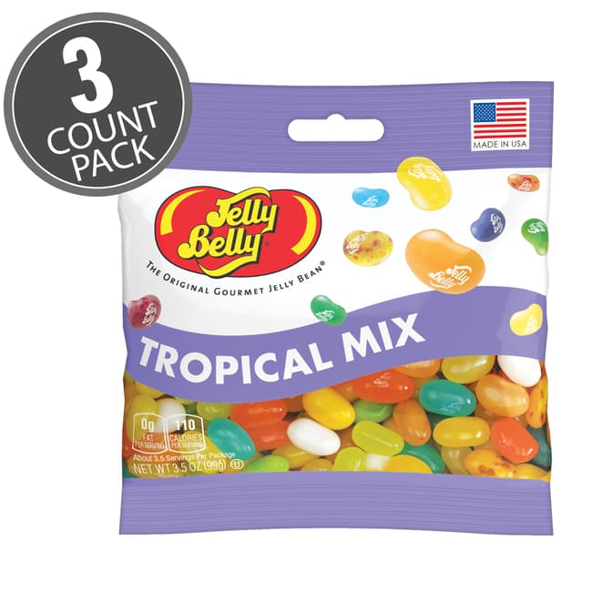 Superfruit Mix Jelly Beans -3.1 oz Bags - 3-Count Pack