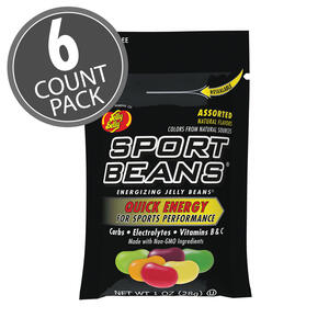 Sport Beans® Jelly Beans Assorted Flavors 6-Count Pack
