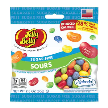 Sugar-Free Sours Jelly Beans - 2.8 oz Bag