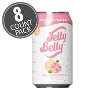 Jelly Belly Pink Grapefruit Sparkling Water - 8 Pack