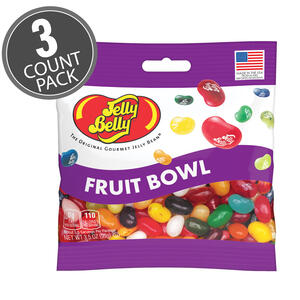 Fruit Bowl Jelly Beans 3.5 oz Grab & Go® Bag - 3 Pack