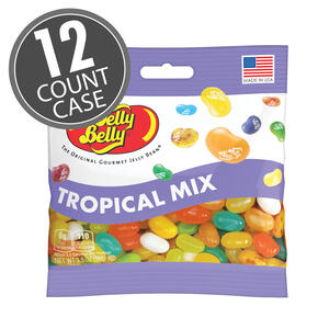 Tropical Mix Jelly Beans 3.5 oz Grab & Go® Bag - 12 Count Case