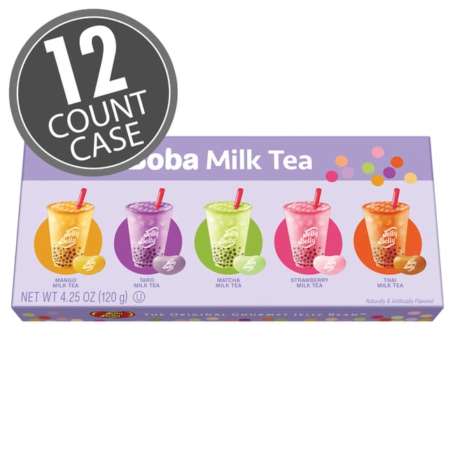 Boba Milk Tea Jelly Beans 4.25 oz Gift Box - 12-Count Case