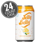 Jelly Belly Orange Sherbet Sparkling Water - 24 Count Case