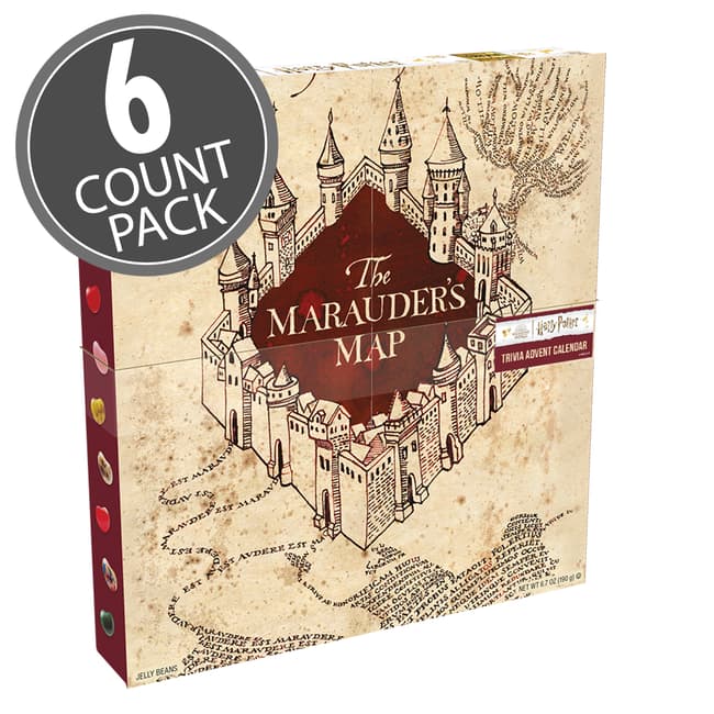 Harry Potter™ Marauder's Map™ Trivia Advent Calendar - 6.7 oz - 6-Count Case