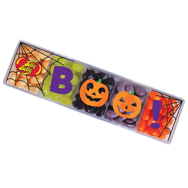 Jelly Belly 5Flavor BOO! Clear Gift Box 4 oz