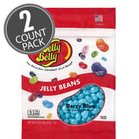 Berry Blue Jelly Beans - 16 oz Re-Sealable Bag - 2 Pack