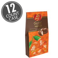 Jelly Belly Orange Milk Chocolate Truffle - 3.6 oz Gable Box - 12 Count Case