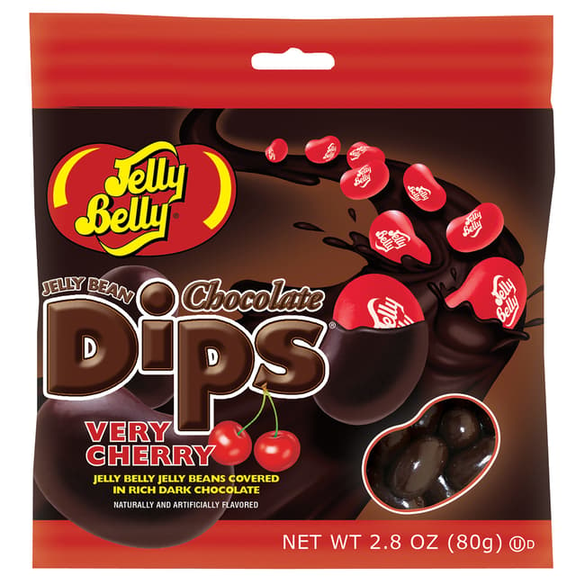 Jelly Bean Chocolate Dips® - Very Cherry - 2.8 oz bag