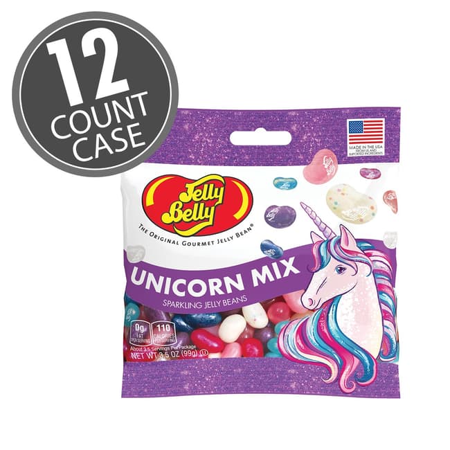 Unicorn Mix Jelly Beans 3.5 oz Grab & Go® Bag - 12 Count Case