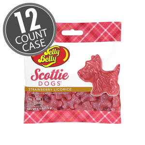 Scottie Dogs Strawberry Licorice 2.75 oz Grab & Go® Bag - 12 Count Case