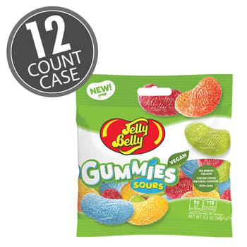 Jelly Belly Assorted Sour Gummies 7 Oz Bag (Pack of 2), 2 packs