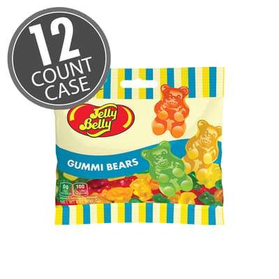 12 Colors / Flavors Gummy Bears by the pound or in bulk