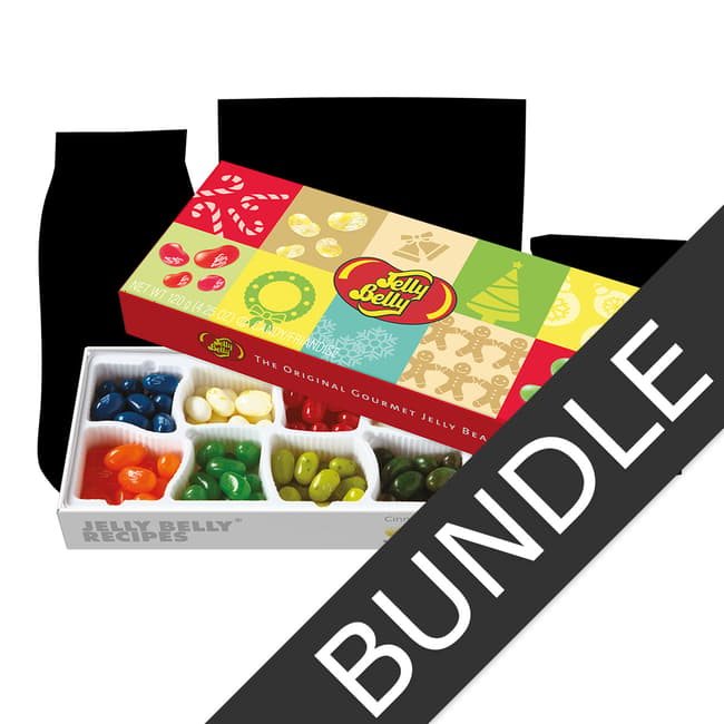 Jelly Belly Holiday Favorites Five Flavor Gift Box - 4.25 Ounces of Jelly  Beans in 5 Holiday Flavors