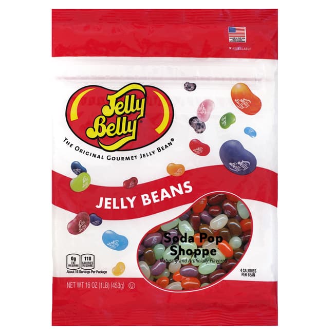 Soda Pop Shoppe® Jelly Beans - 16 oz Re-Sealable Bag