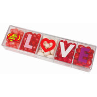 Jelly Belly 5-Flavor LOVE Clear Gift Box - 4 oz