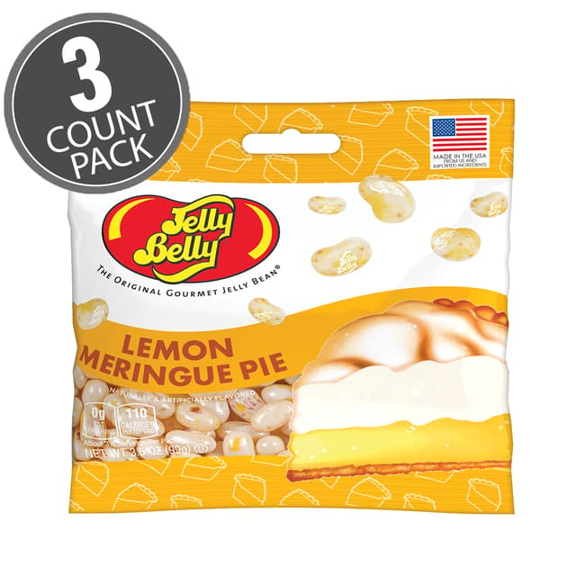 Lemon Meringue Jelly Beans 3.5 oz Grab & Go® Bag - 3 Count Pack