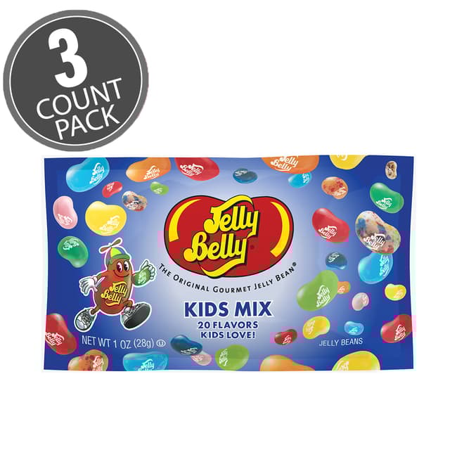 Jelly Belly Kids Mix Jelly Beans 1 oz Bag 3Count Pack